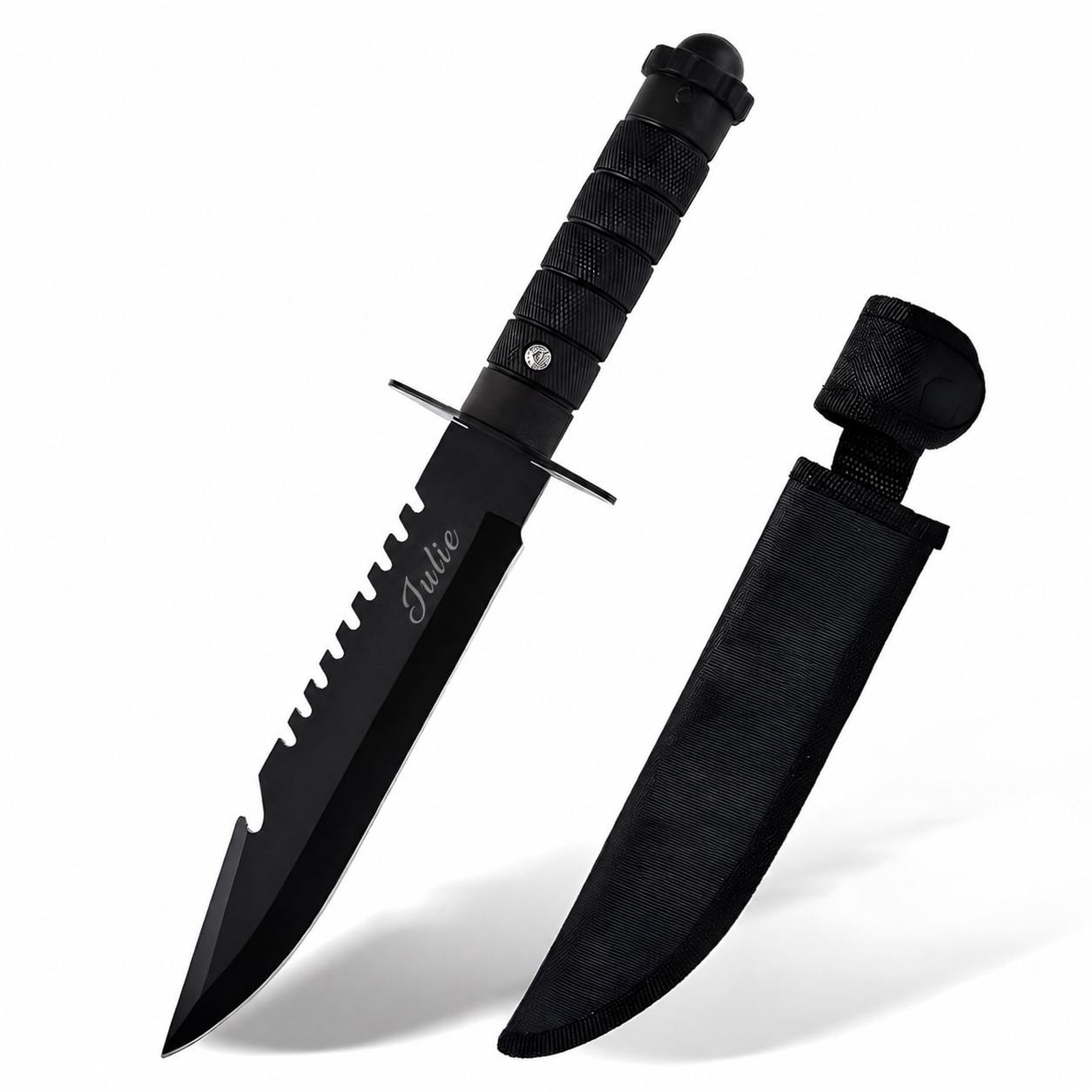 Personalized Campfire Knife, Custom Engraved Survival Knife, Camping Gift for Him, Tactical Outdoor Knife, Groomsmen Gift, Father's Day Gift